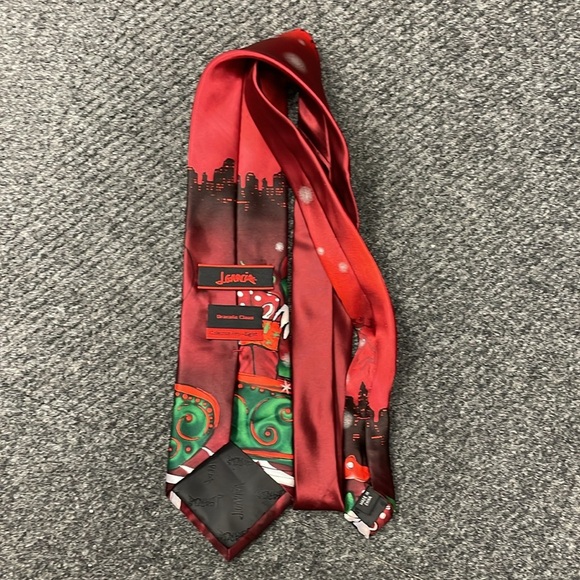 J. GARCIA Collection 54 DRACULA CLAUS Tie Santa Claus Christmas Silk Holiday - Picture 5 of 6